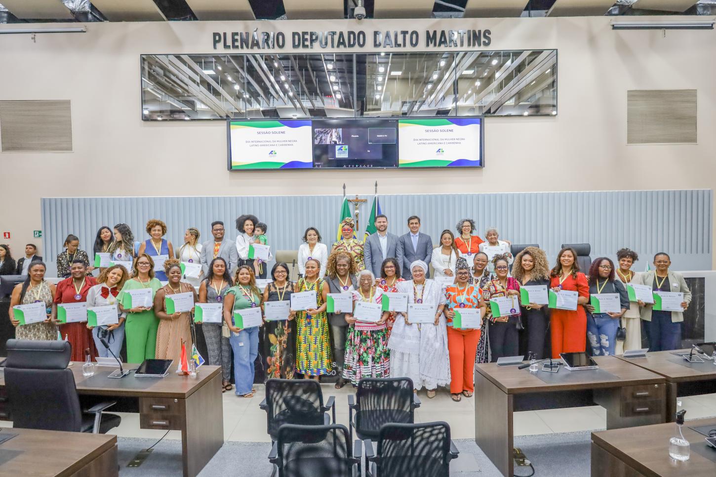 Assembleia Legislativa celebra o Dia da Mulher Negra com sessão solene