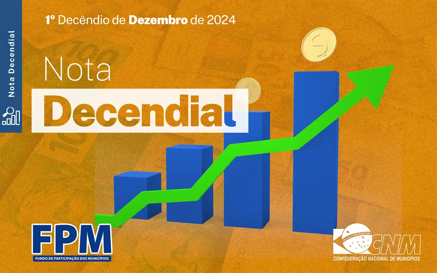 Primeiro FPM de dezembro, no valor de R$ R$ 7,2 bilhões, foi transferido nesta terça
