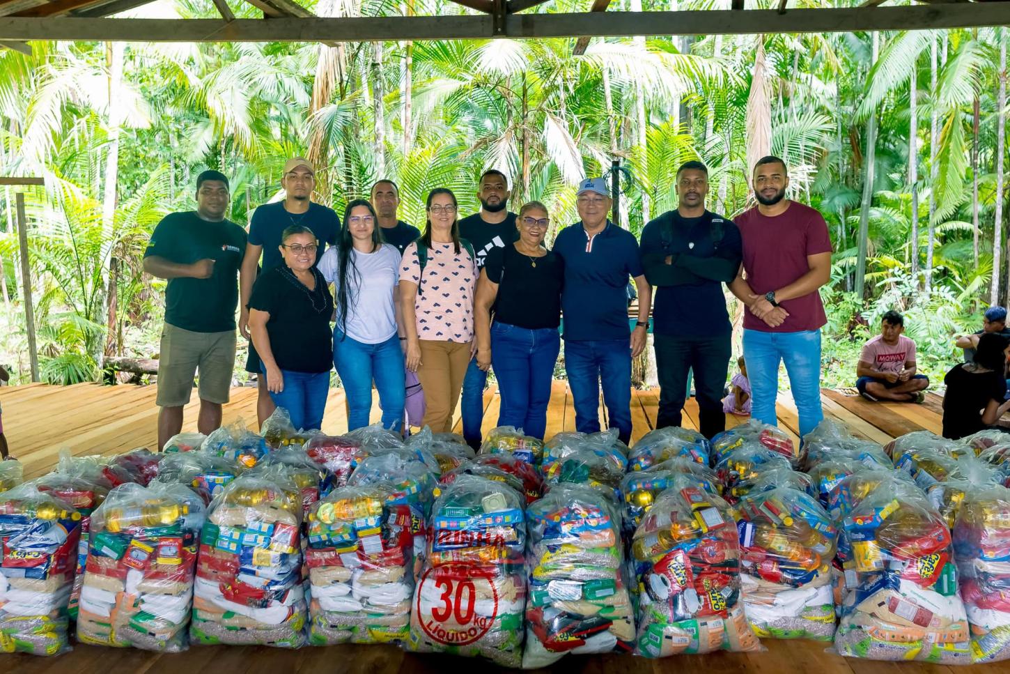 Prefeitura de Mazagão garante segurança alimentar para famílias ribeirinhas
