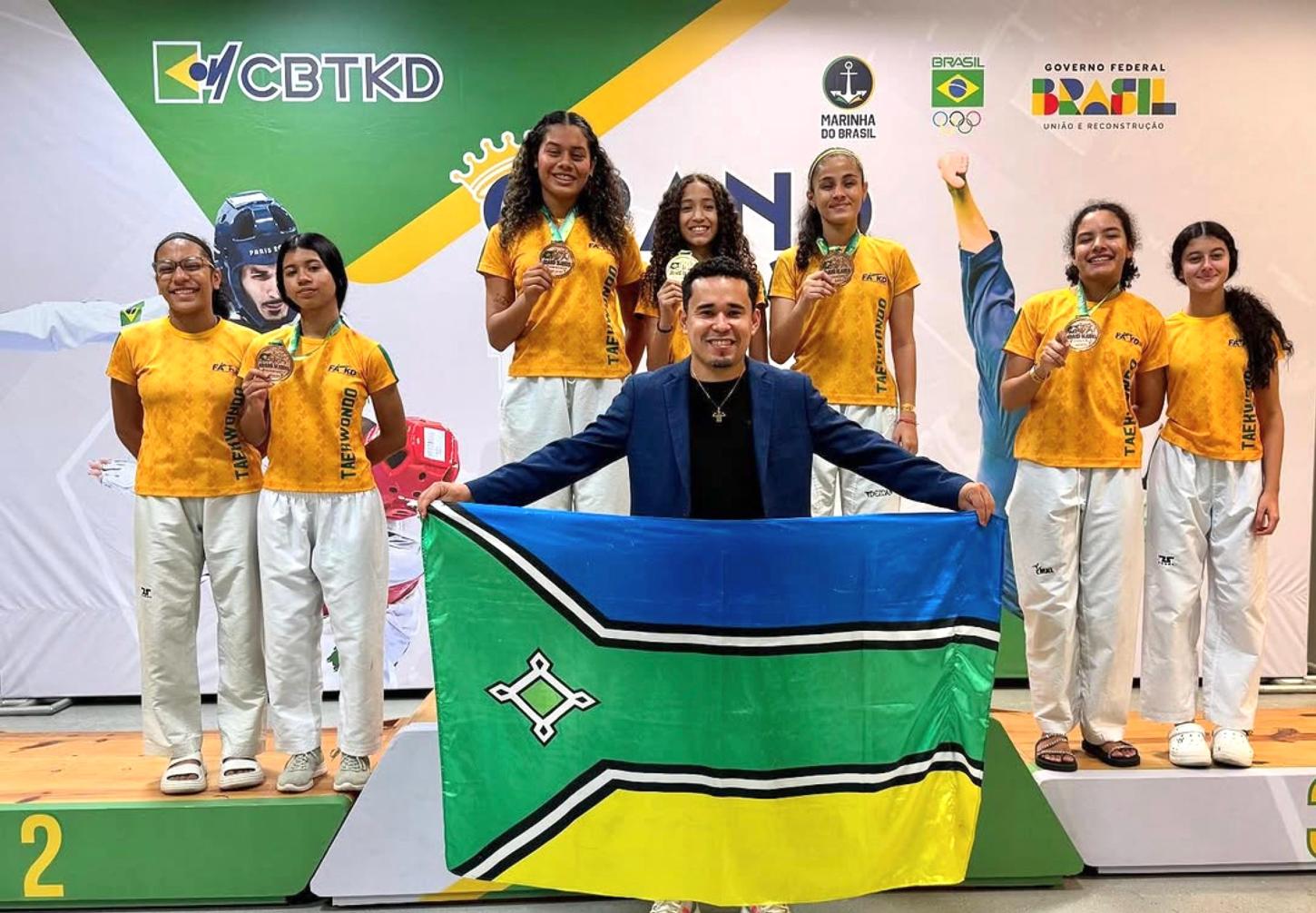 Amapá brilha no Grand Slam de Taekwondo: vereador celebra conquistas de atletas