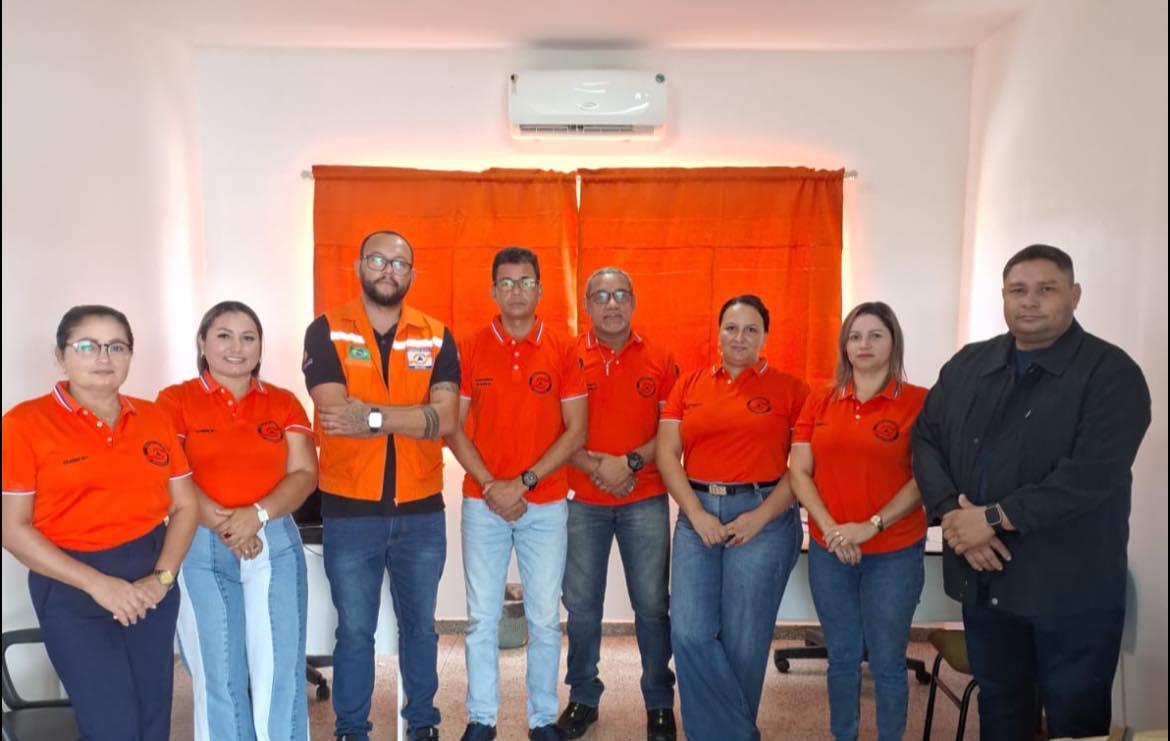 Mazagão: Coordenador do Cenad visita Defesa Civil Municipal e reforça parceria