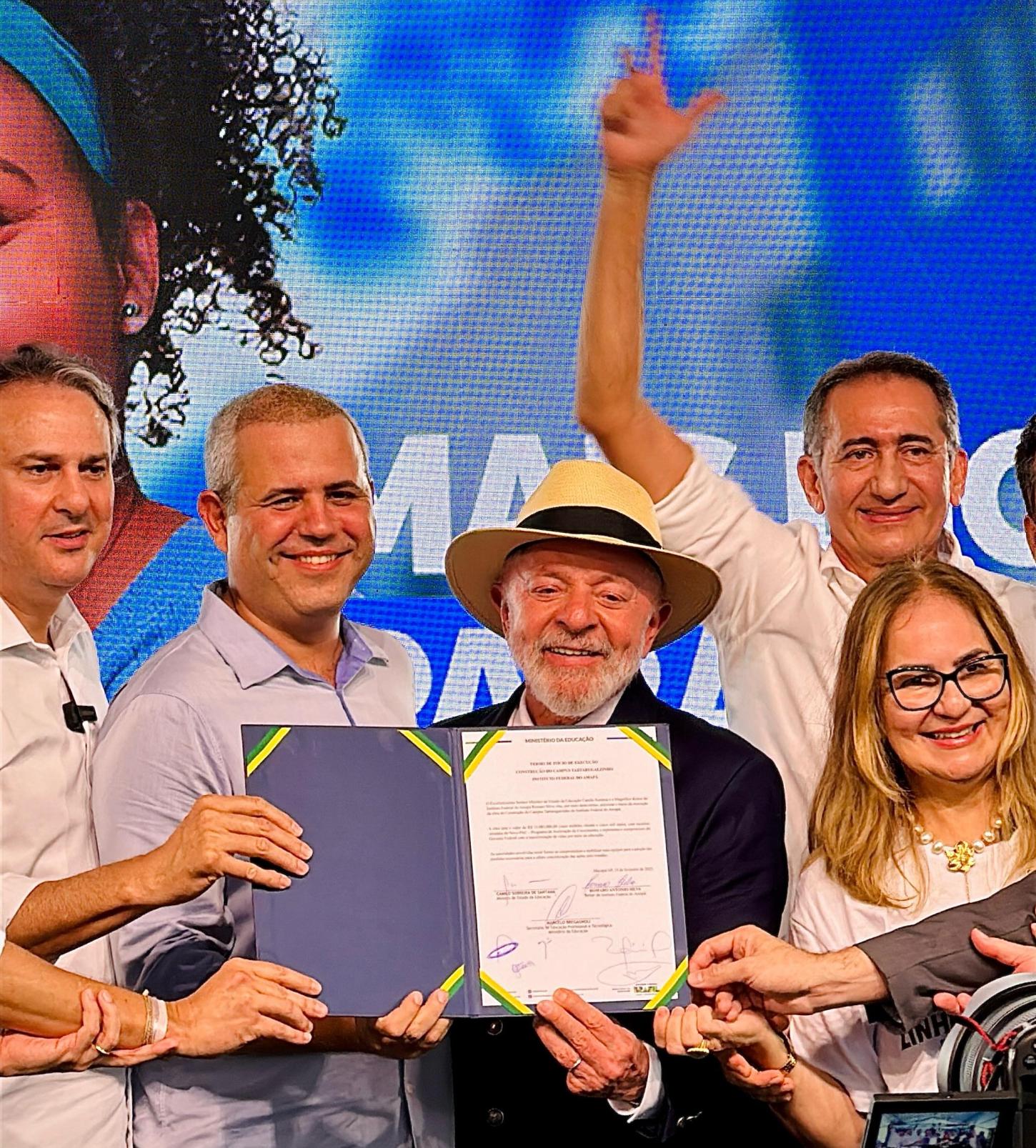 Presidente Lula assina ordem de serviço para construção do Ifap em Tartarugalzinho