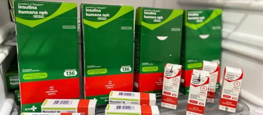 Santana recebe novo lote de insulina para pacientes com diabetes