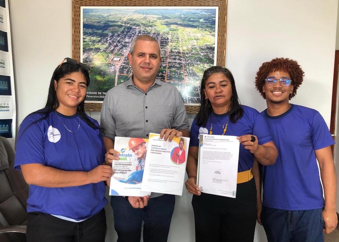 Tartarugalzinho é o primeiro município do Amapá a aderir ao Contrata + Brasil