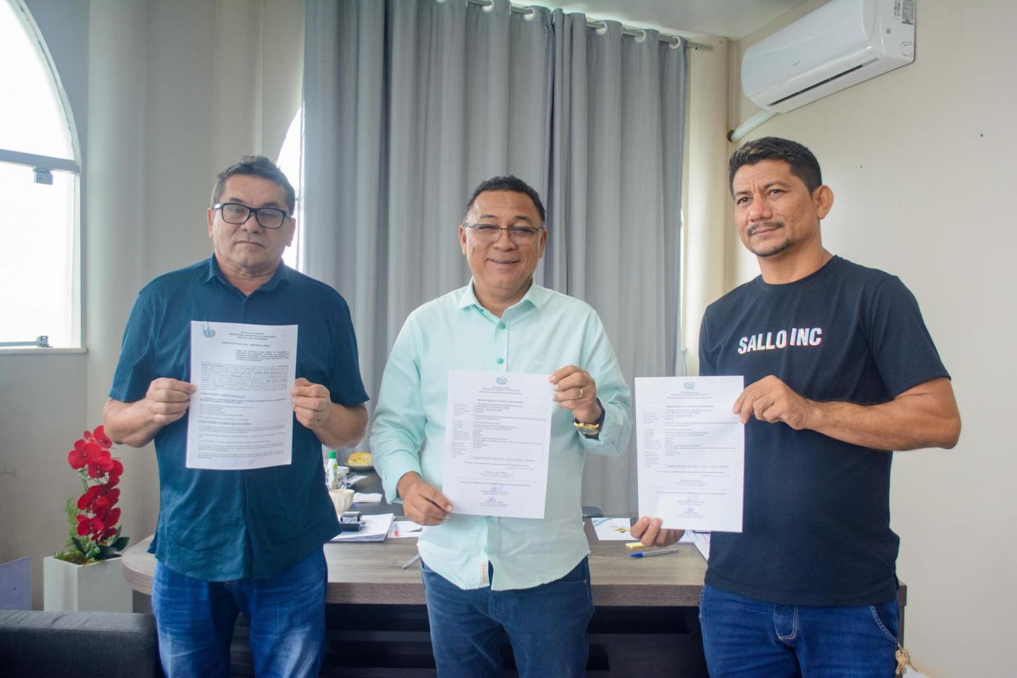 Em Mazagão: Prefeito Chico Nó anuncia construção de ginásio municipal