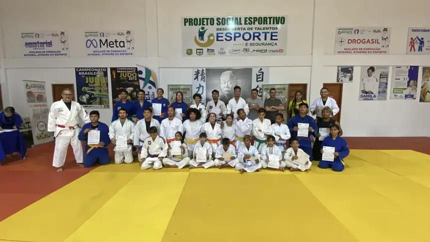 Judocas amapaenses garantem participação no brasileiro de judô com apoio da Sedel