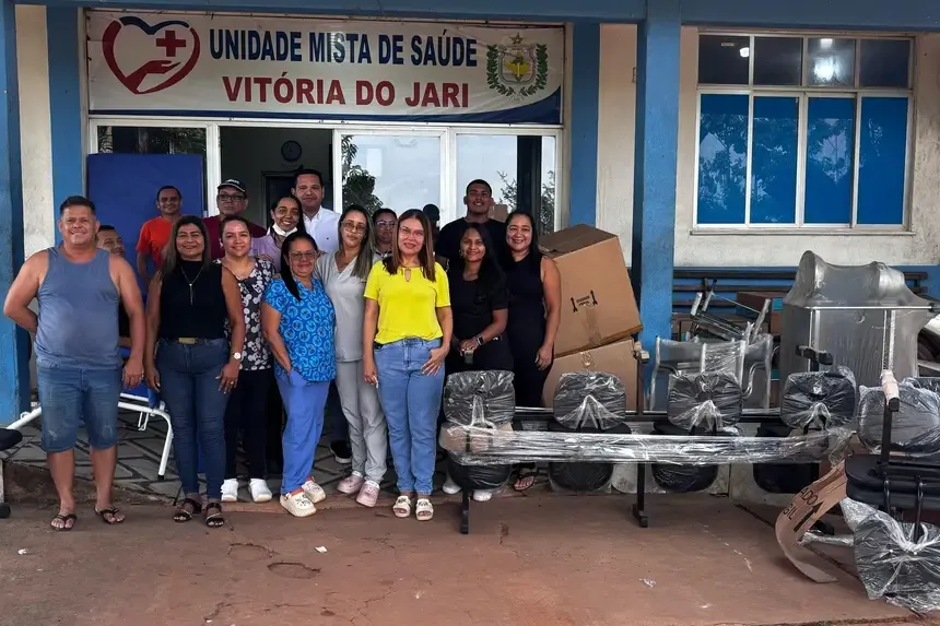 Vitória do Jari recebe reforço na saúde: 50 novos equipamentos para a Unidade Mista