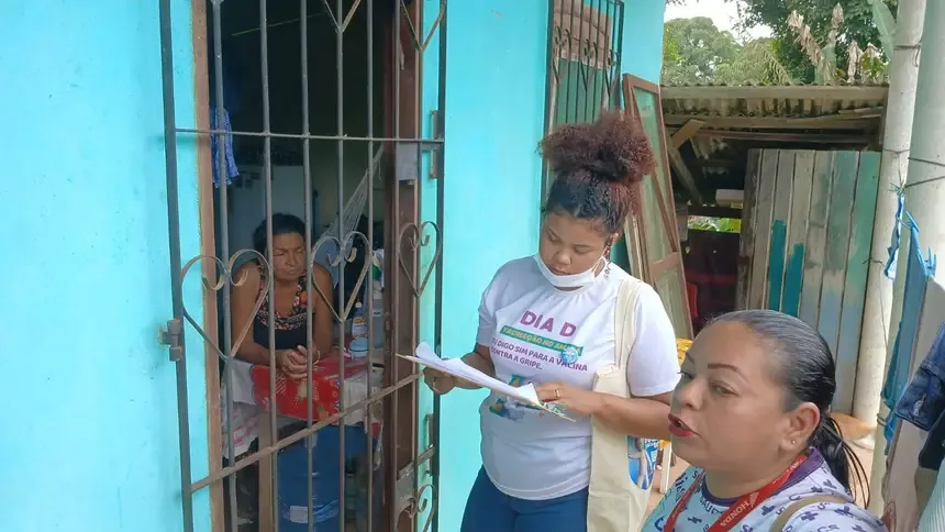 Vacinação em Oiapoque: Amapá combate sarampo e febre amarela porta a porta