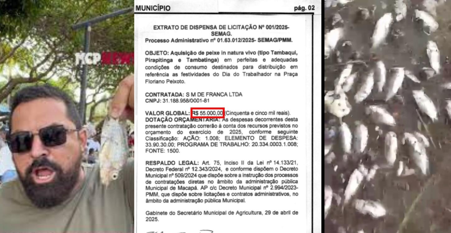 Pescaria de R$ 55 mil na Floriano decepciona com peixes pequenos e mortos