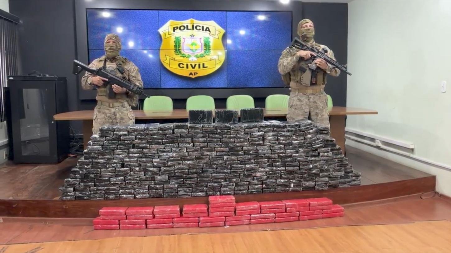 Maior apreensão de cocaína do Amapá causa prejuízo de milhões do crime organizado