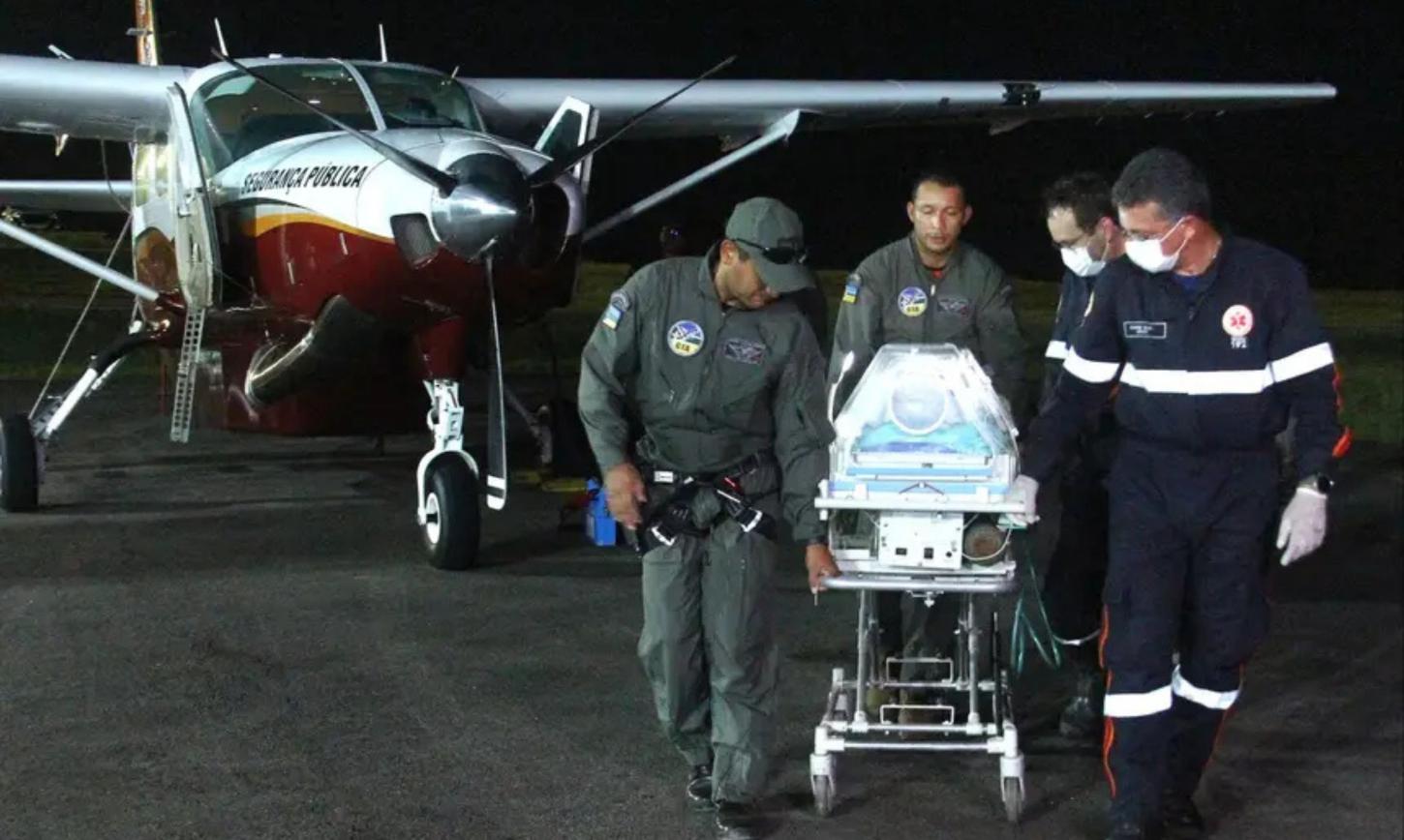 O voo da esperança: resgate aéreo inédito no Amapá salva bebê