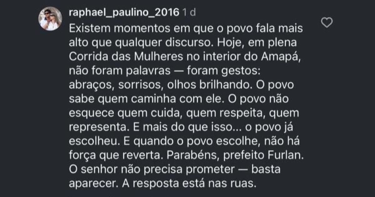 Delegado que exalta Furlan em rede social diz que o prefeito agiu em legítima defesa