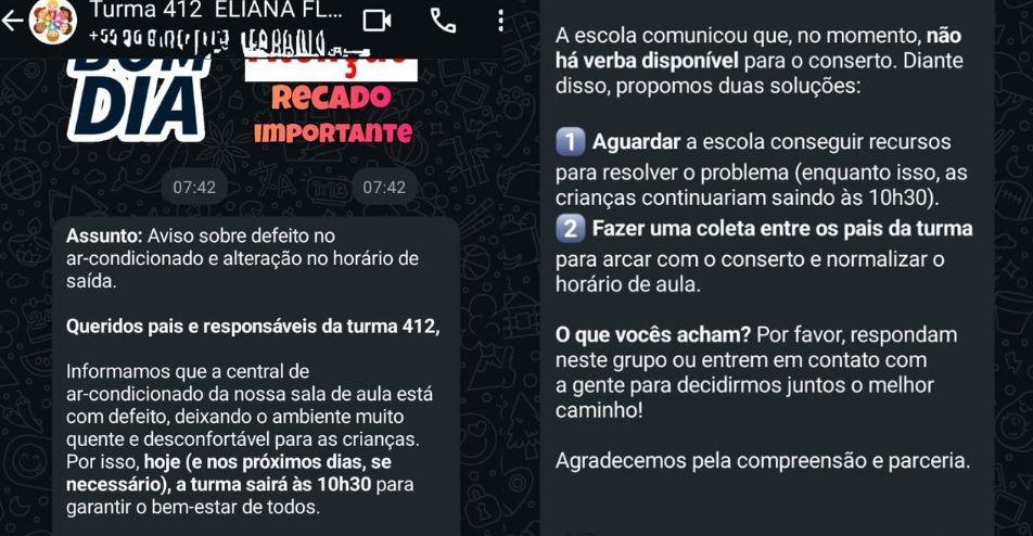 Pais denunciam cobrança para custear conserto em escola de Macapá