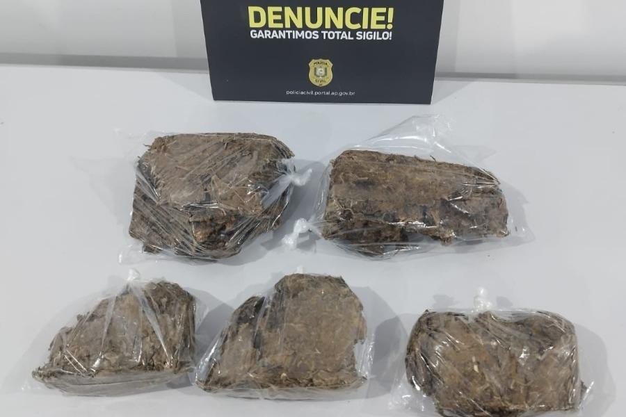 Polícia Civil do Amapá prende dupla que abastecia Serra do Navio com drogas