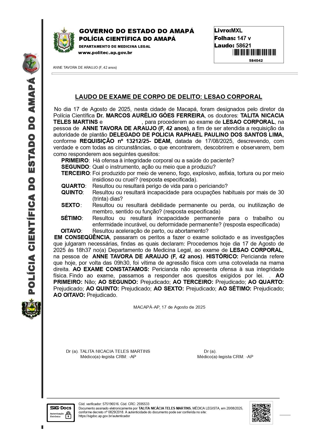 Quando o herói cai: exame pericial derruba tese de legítima defesa do prefeito Furlan