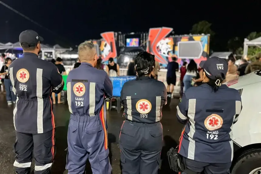Samu garante pronto-atendimento e fluxo ágil na Expofeira do Amapá