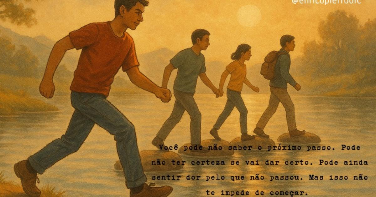 Você não precisa estar pronto para começar