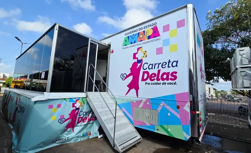 Carreta Delas leva saúde itinerante ao Amapá e amplia cuidados com mulheres