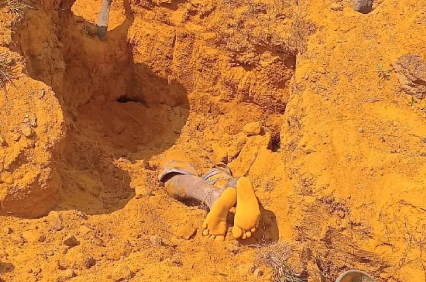 Lontra da Pedreira: homem é encontrado morto em área de extração de ovos de camaleão