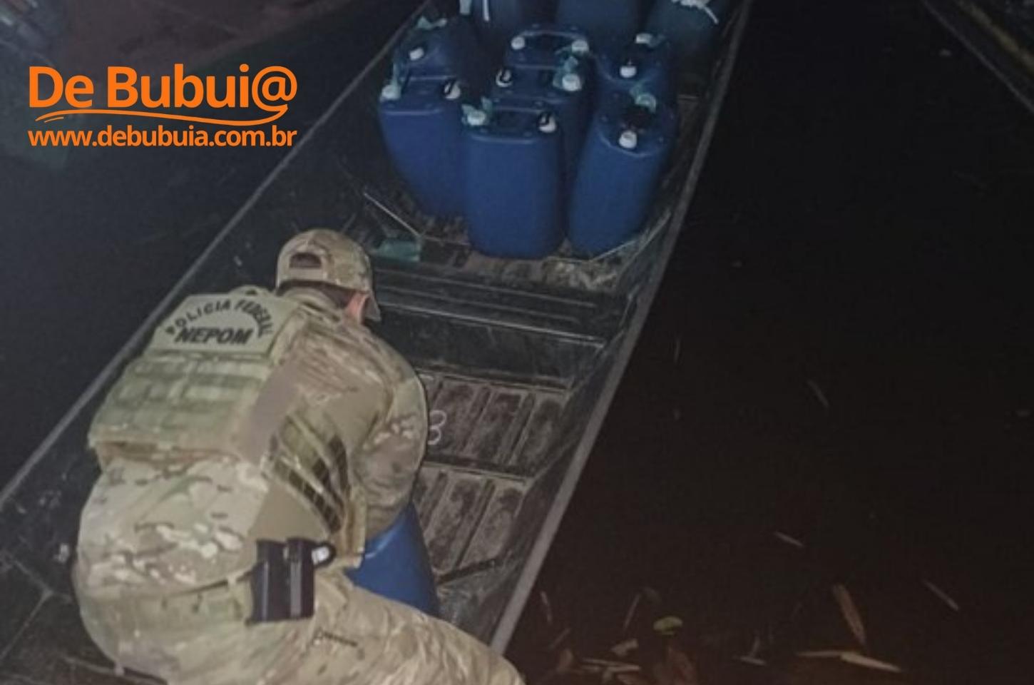 Oiapoque: PF intercepta combustível que iria para garimpo na Guiana Francesa