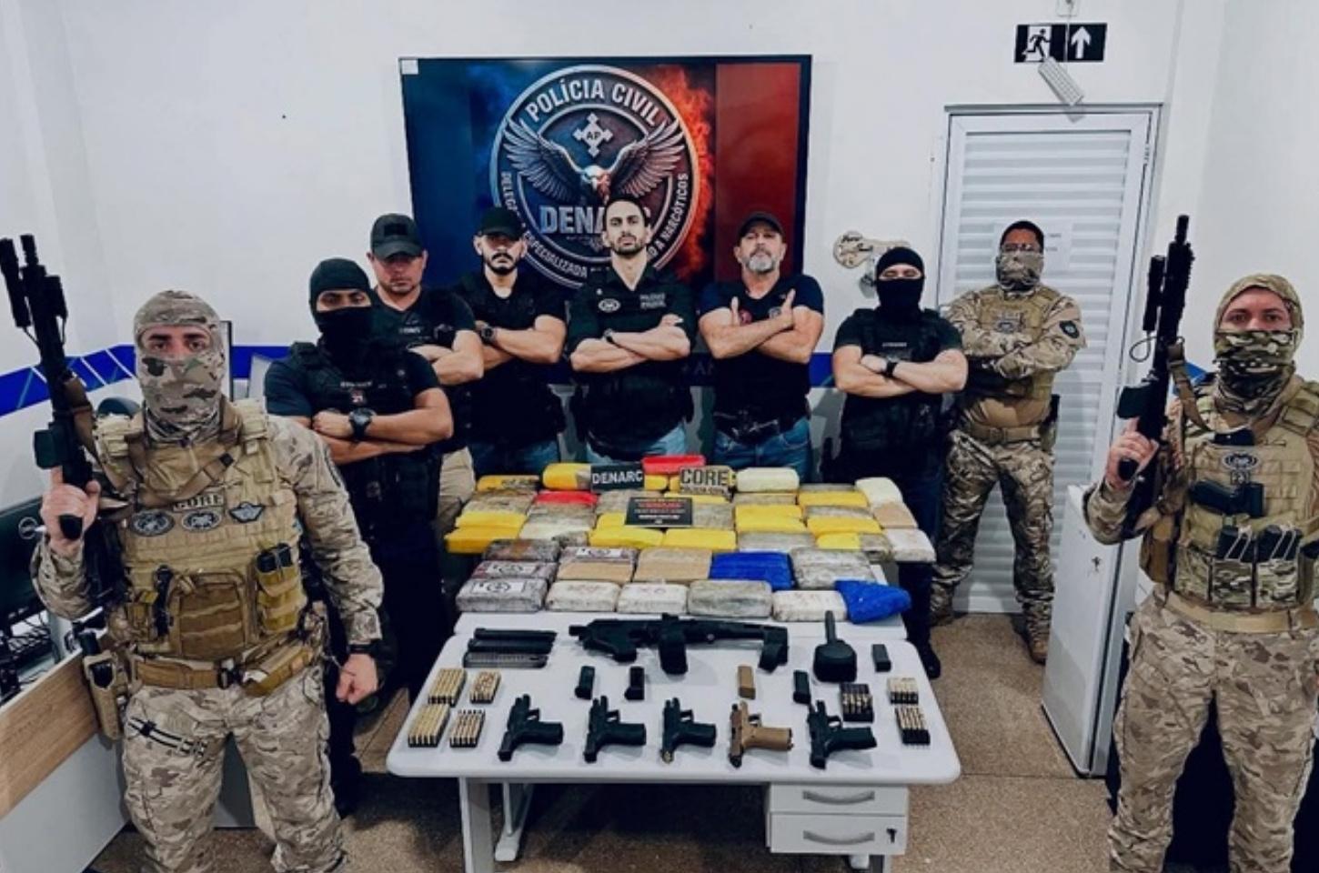 Operação policial apreende 54 kg de drogas em Macapá