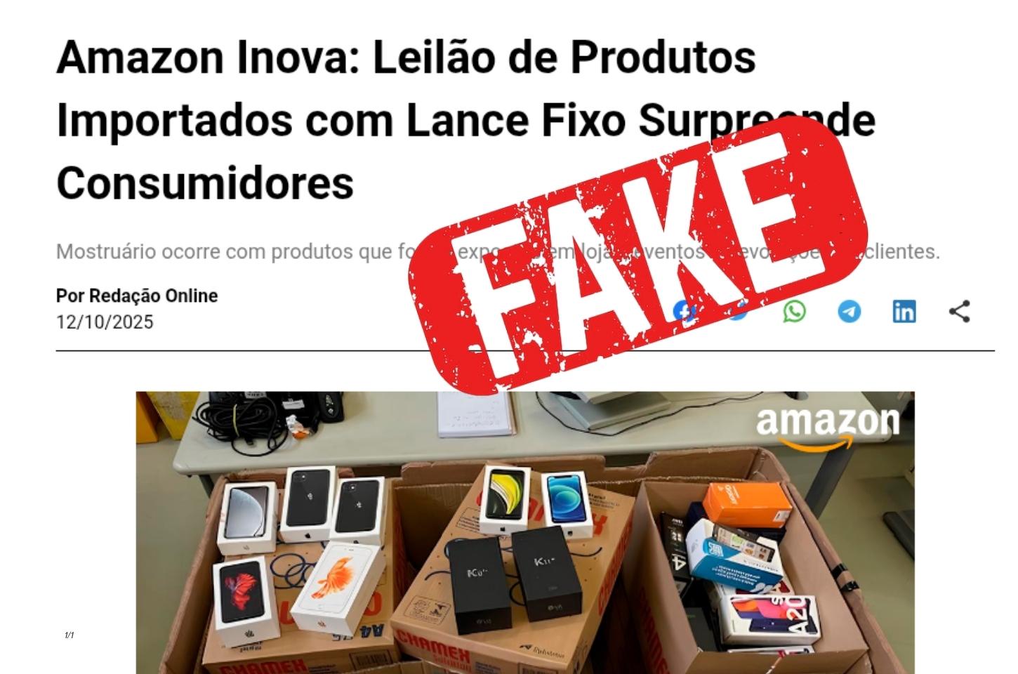Golpe com falso leilão da Amazon volta a circular em anúncios do Google