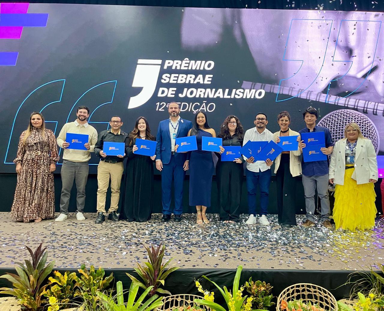 Jornalistas amapaenses são reconhecidos na 12ª edição do Prêmio Sebrae de Jornalismo 2025