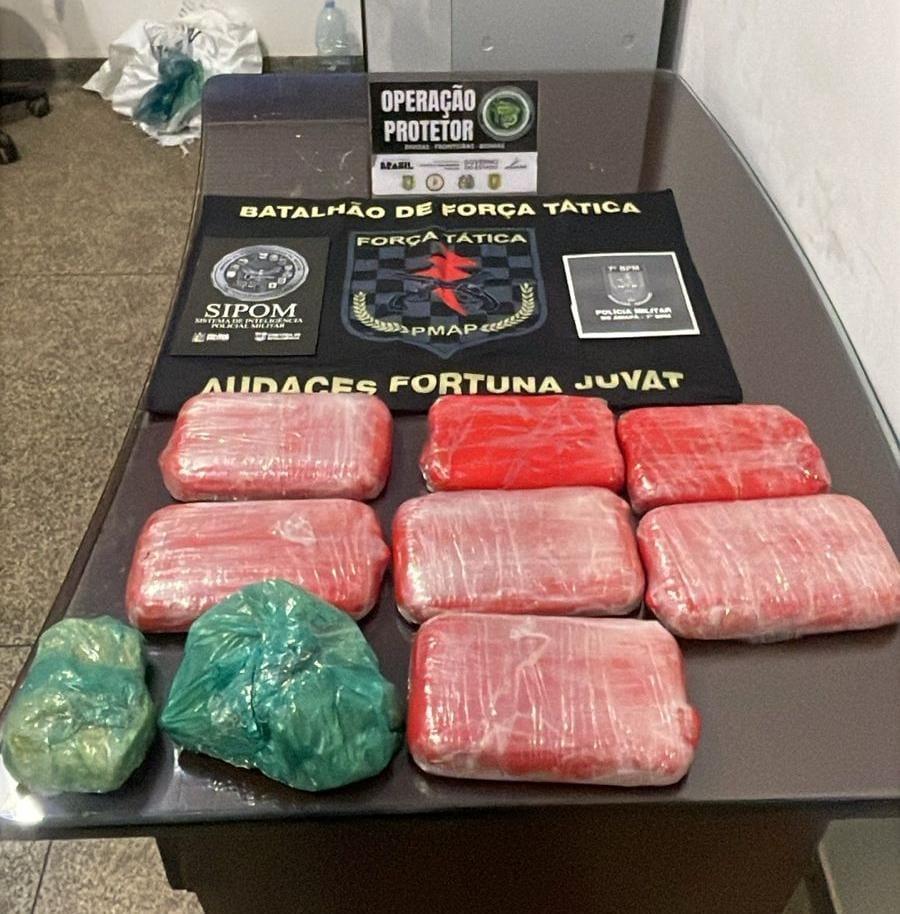Polícia Militar apreende “farinha batizada” com drogas em Santana