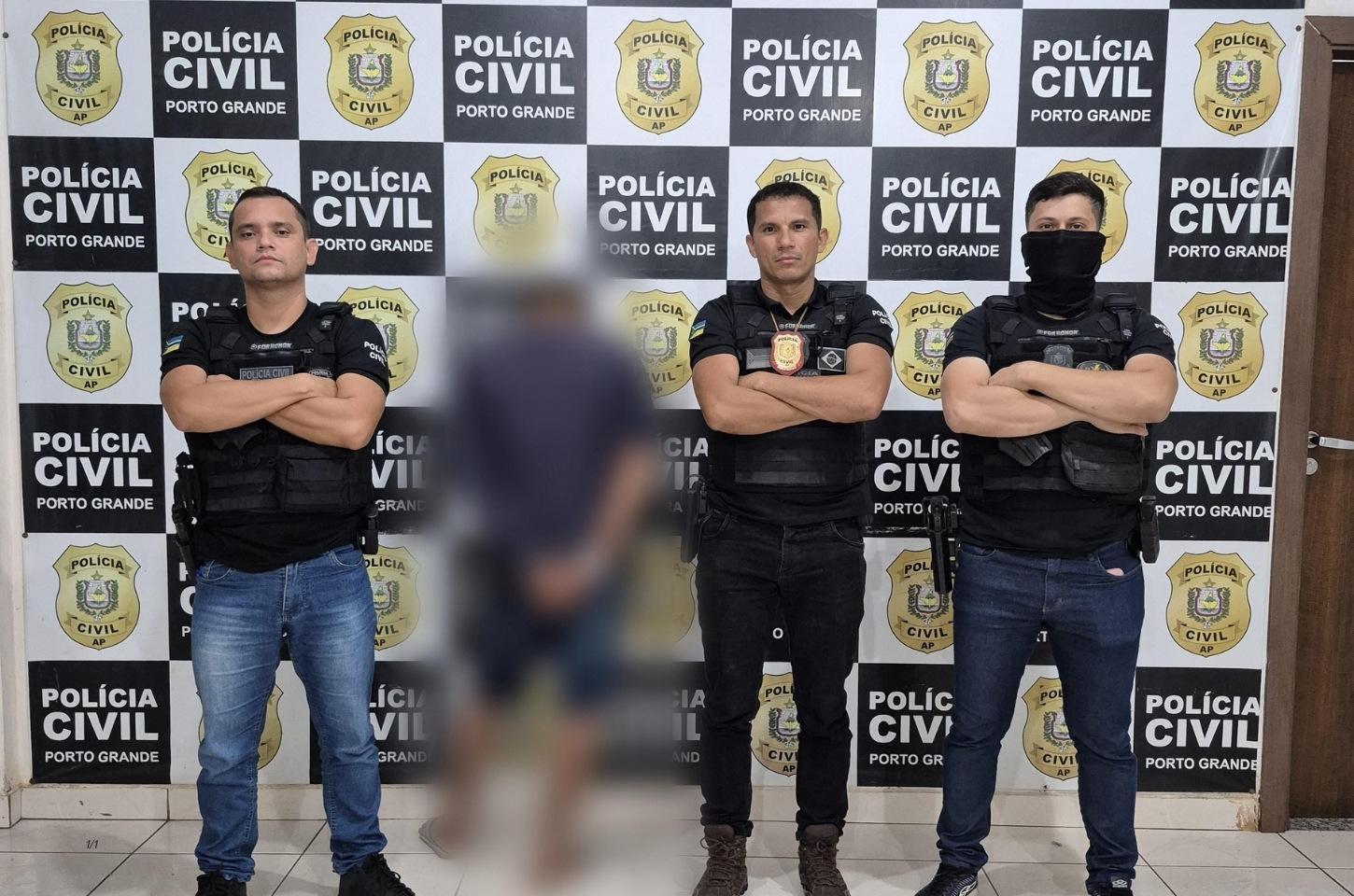 Homem é preso por estupro e corrupção ativa em Porto Grande (AP)