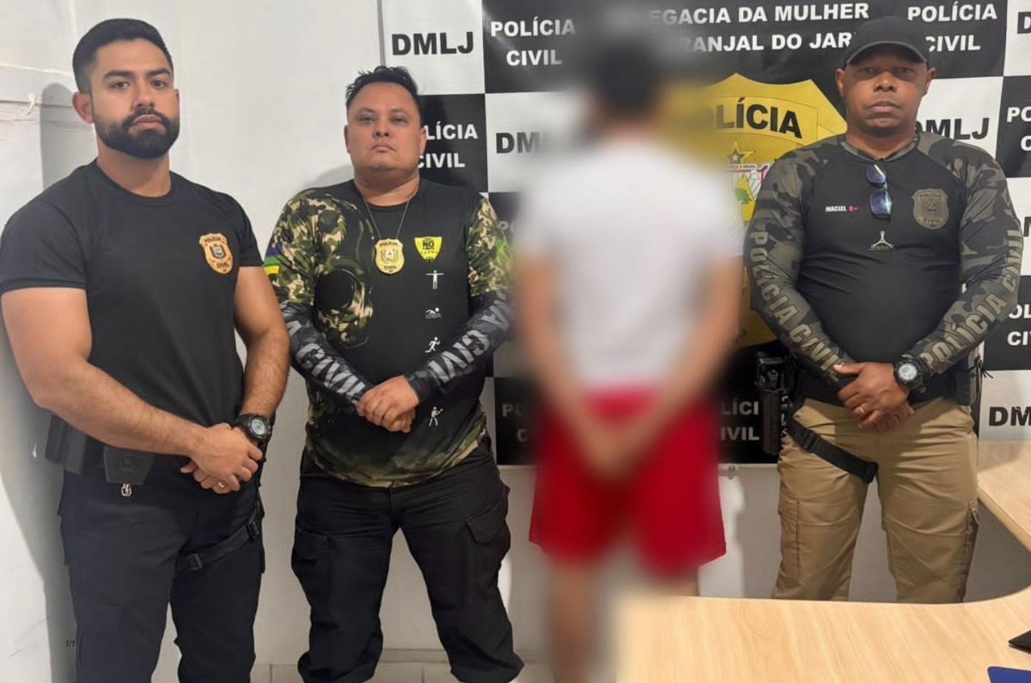 Polícia Civil prende homem por perseguição à ex em Laranjal do Jari