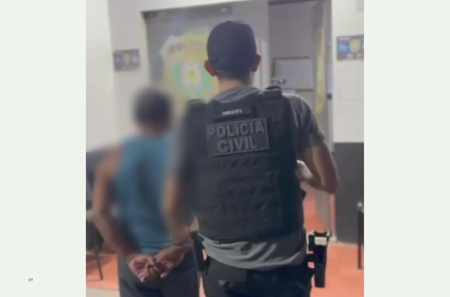 Tarado é preso em flagrante por importunação em Ferreira Gomes