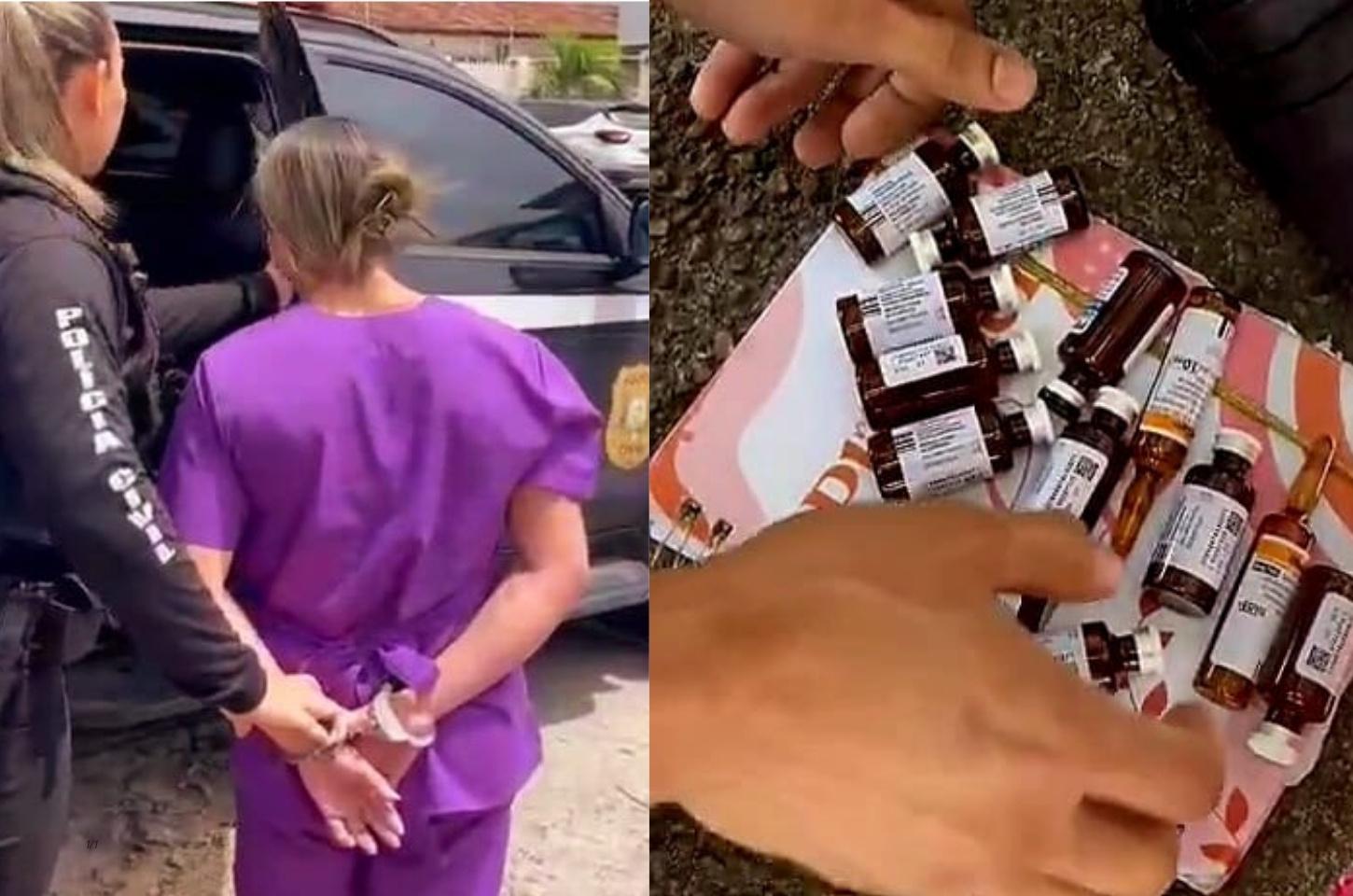 Técnica de enfermagem é presa com anestésicos potentes e cocaína