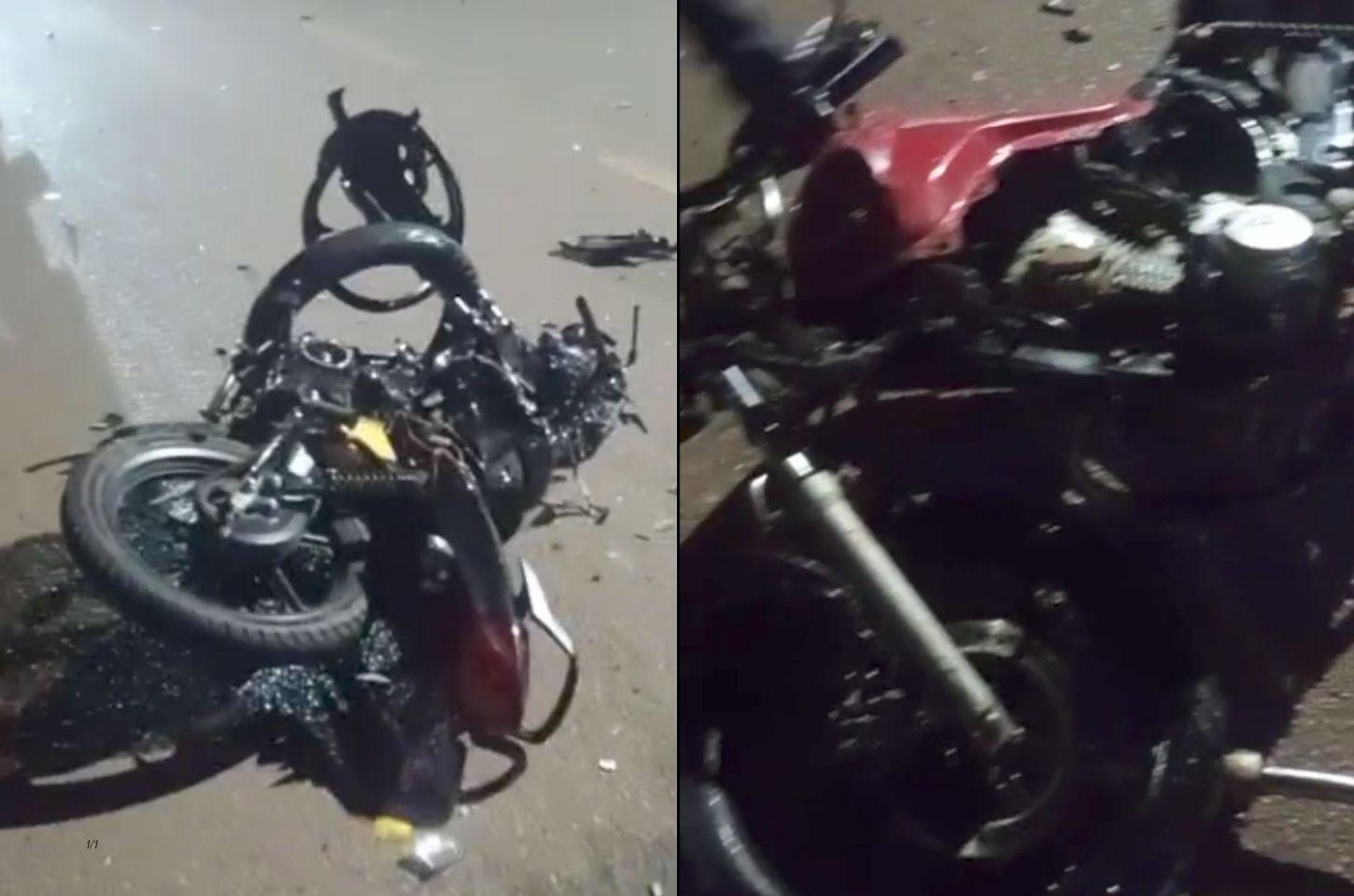 Batida frontal entre motos mata dois jovens entregadores na zona norte de Macapá