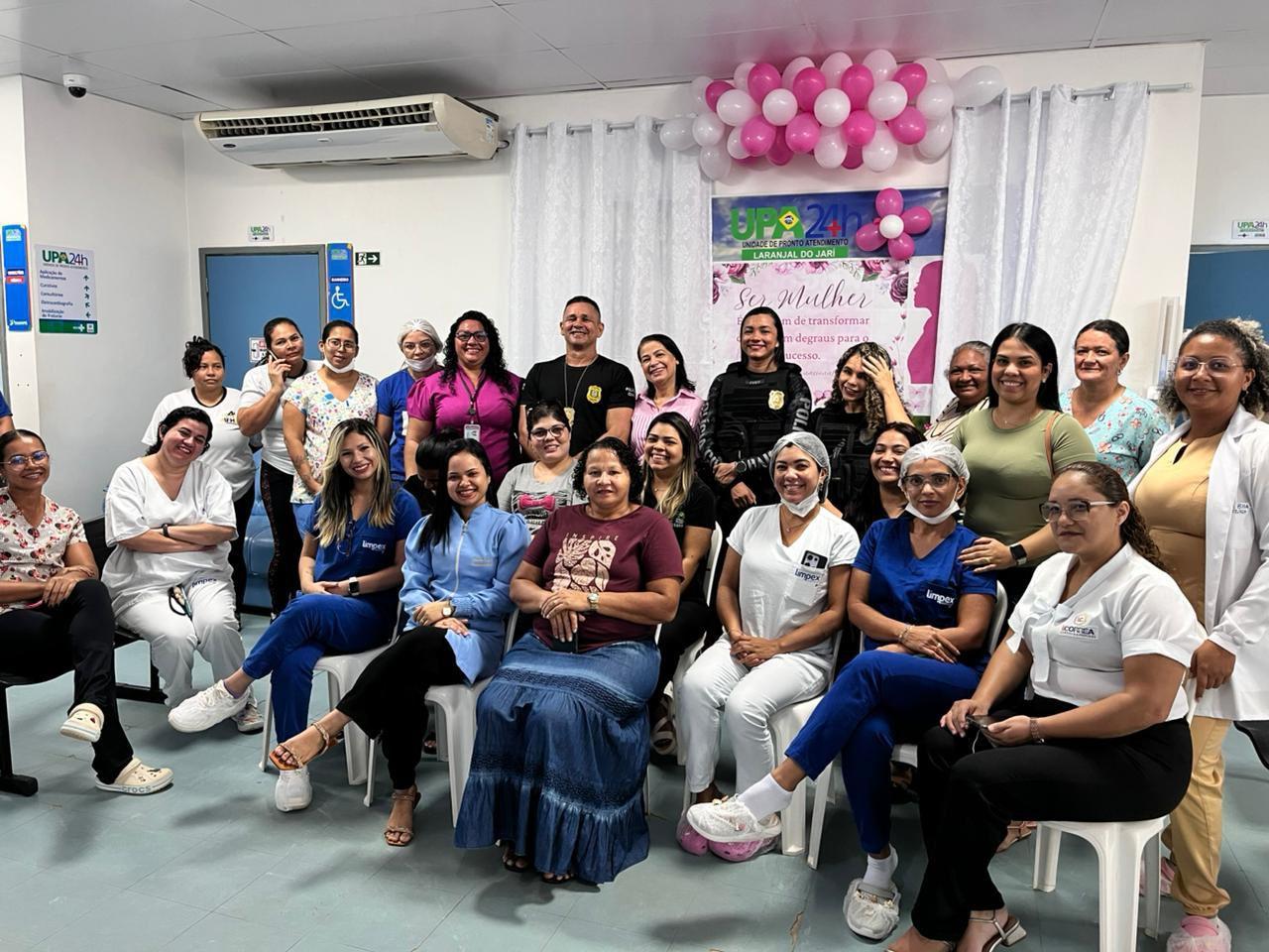 Polícia Civil leva debate sobre violência contra a mulher a Laranjal do Jari