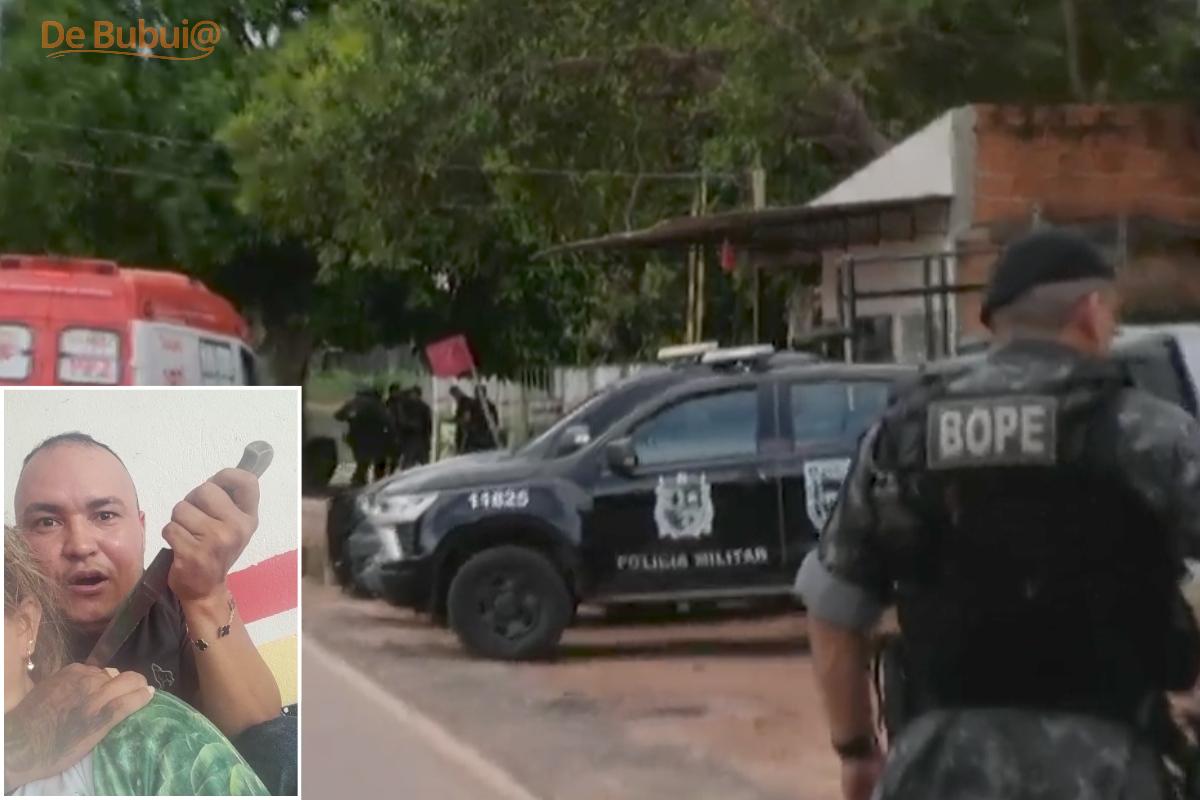 Ação com refém em creche no bairro Coração termina com rendição do criminoso