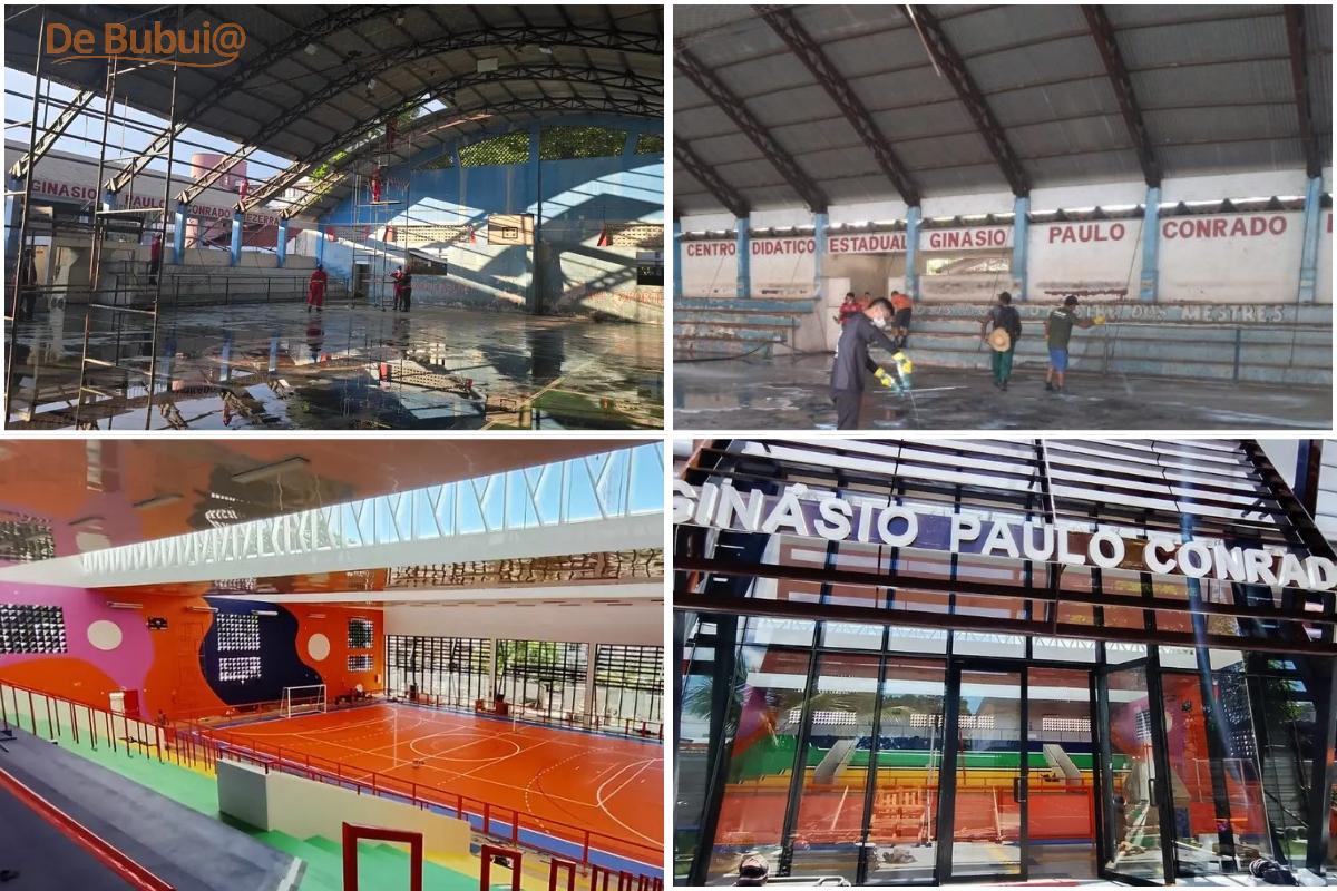 Após 8 anos de silêncio, ginásio Paulo Conrado renasce em Macapá