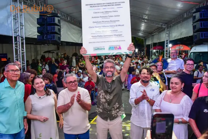 Governador Clécio entrega Palácio da Cultura e homenageia Mestre Jansen