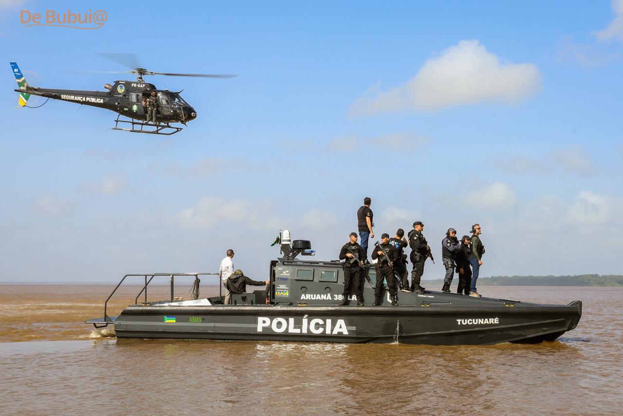 Lancha blindada entra em operação e reforça combate ao crime nos rios do Amapá