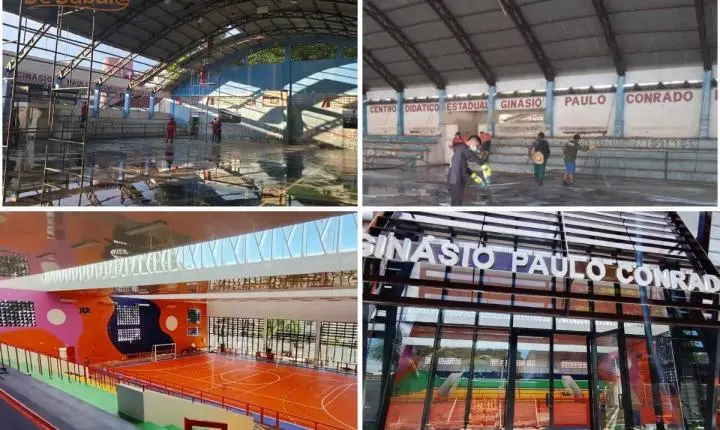 Após 8 anos de silêncio, ginásio Paulo Conrado renasce em Macapá