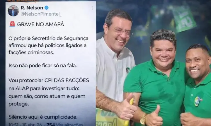 Deputado R. Nelson quer criar a CPI das Facções no Amapá