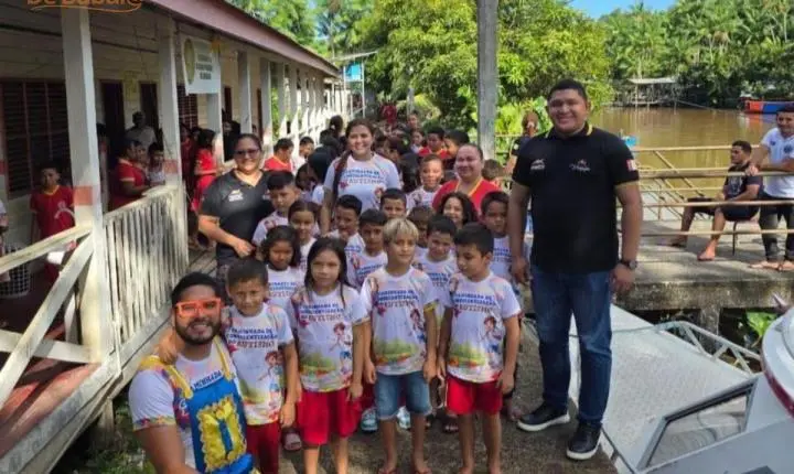 Educação chega às comunidades ribeirinhas e reforça inclusão em Mazagão