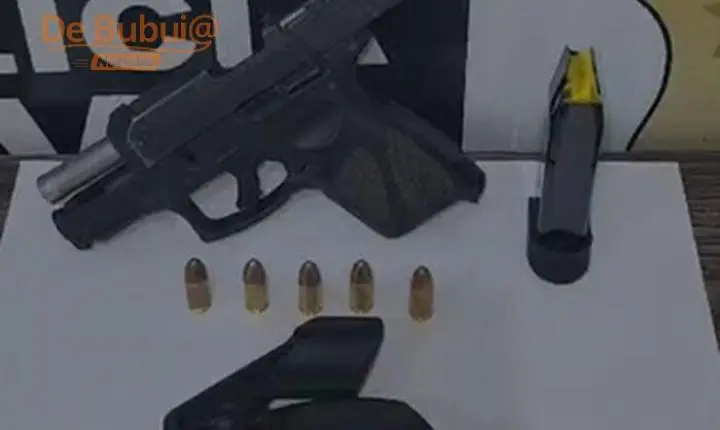 Arma de policial penal furtada em Ferreira Gomes é recuperada em Porto Grande