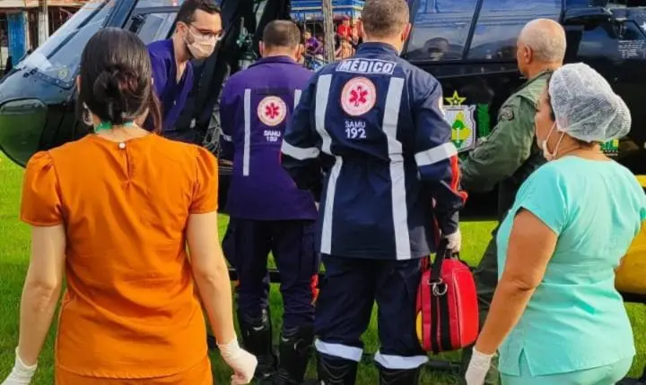 Homem leva 11 facadas em Calçoene e é resgatado em estado grave pelo GTA